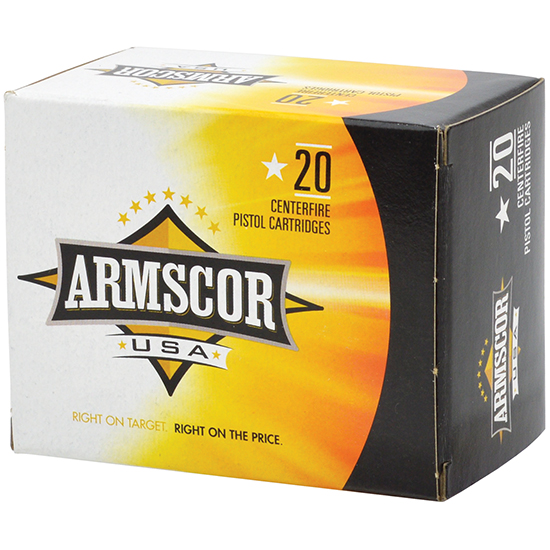 ARMSCOR AMMO 40SW 180GR JHP 20/25 - Sale